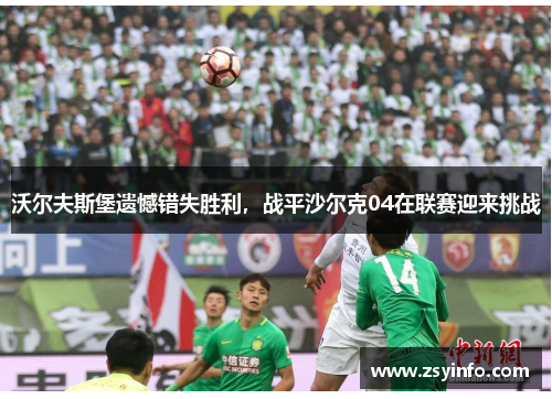 沃尔夫斯堡遗憾错失胜利，战平沙尔克04在联赛迎来挑战